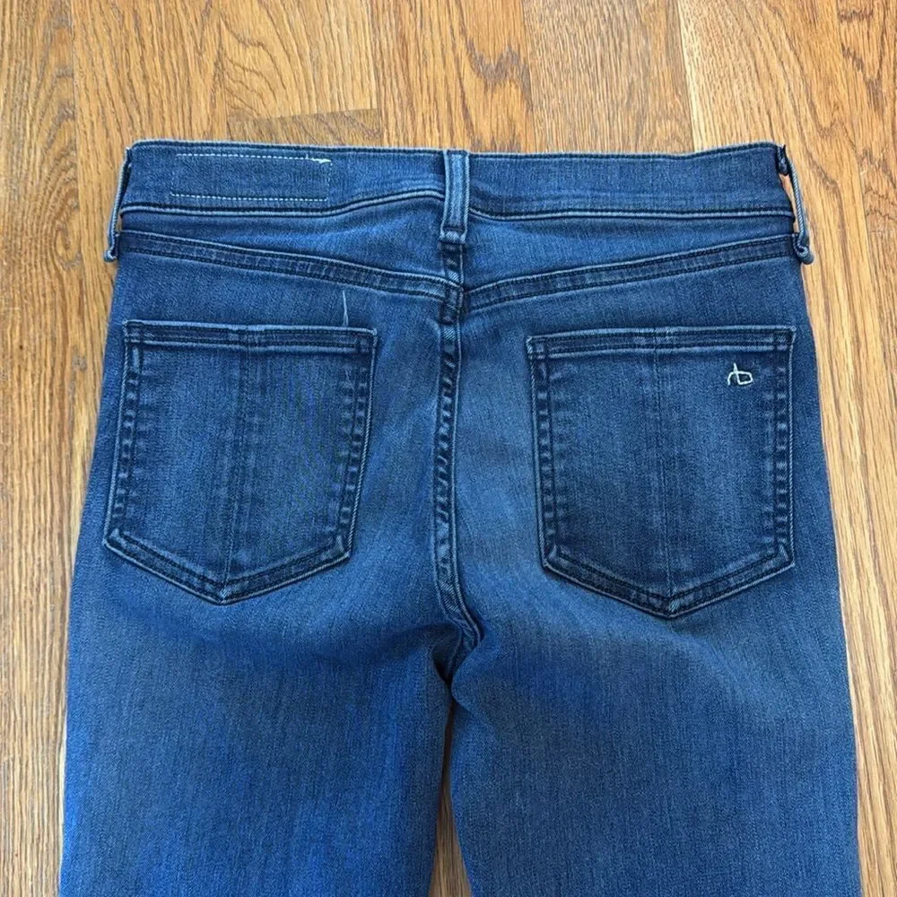 rag & bone High Rise Skinny Jeans 27 ALEMBIC Dark Wash Ankle Stretch Denim